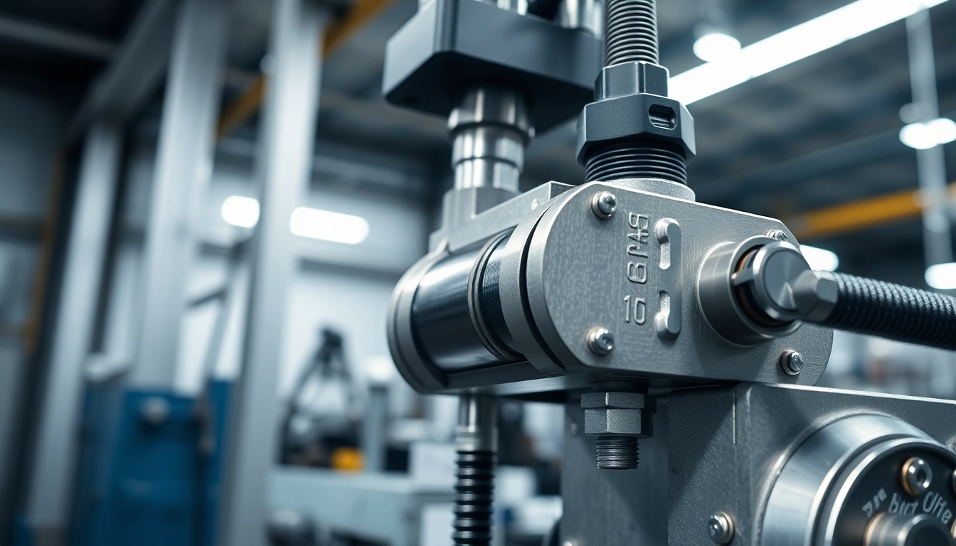 Effiziente pneumatische spanner in der Automatisierung, bei der Werkstücke sicher gehalten werden, Detailaufnahme mit Luftdrucktechnik und Industrielandschaft.