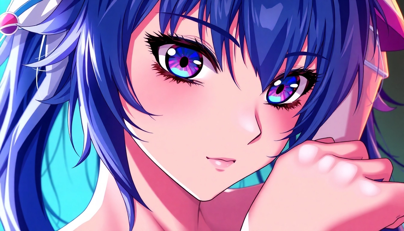 AI generated hentai illustration showcasing a detailed anime character in a provocative pose with vibrant colors and lifelike details for immersive visual appeal.