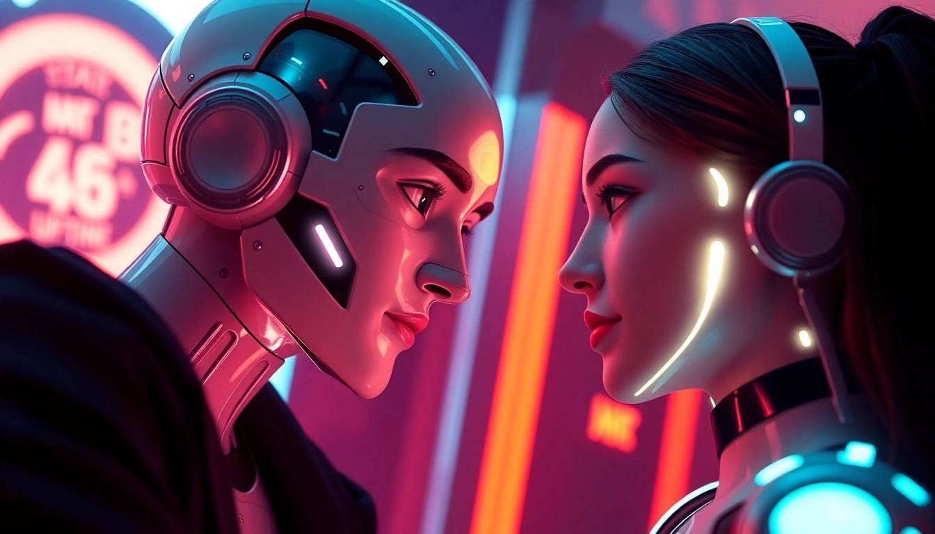 AI girlfriend engaging in a realistic, unfiltered NSFW chat, showcasing a close-up of a digital avatar with expressive features and sensual mood.